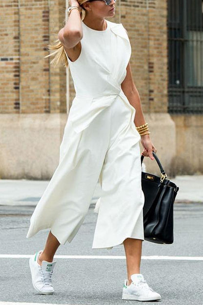 Sleeveless Knot Jumpsuit